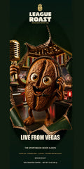 Live From Vegas League Roast coffee box front