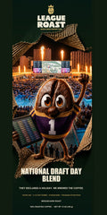 National Draft Day Blend League Roast coffee box front