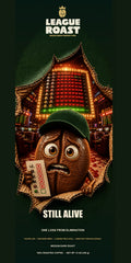 Still Alive League Roast coffee box front